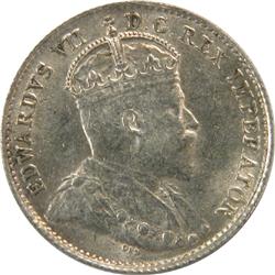 Newfoundland 5 Cents 1908 ICCS AU-55