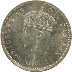 Newfoundland 5 Cents 1940C CCCS AU-58