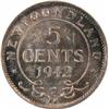 Image 2 : Newfoundland 5 Cents 1942C ICCS MS-64