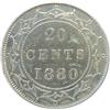 Image 2 : Newfoundland 20 Cents 1880 ICCS MS-63