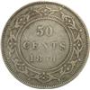 Image 2 : Newfoundland 50 Cents 1874 ICCS F-15