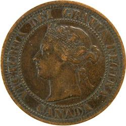 Canada Large Cent 1884 Obverse 1 VF