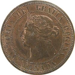 Canada Large Cent 1890H ICCS MS-60 TR