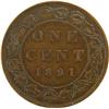 Image 2 : Canada Large Cent 1891 Small Date, VF