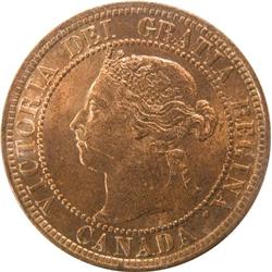 Canada Large Cent 1894 ICCS MS-65 Red