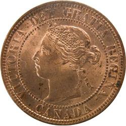Canada Large Cent 1896 ICCS MS-64 Red