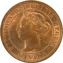 Canada Large Cent 1897 ICCS MS-64 Red