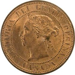 Canada Large Cent 1901 ICCS MS-63 Red