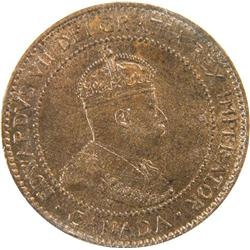 Canada Large Cent 1902, 1910 ICCS MS-62