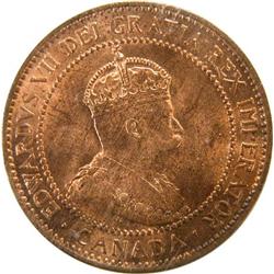 Canada Large Cent 1909 ICCS MS-64 Red