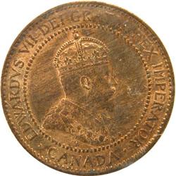 Canada Large Cent 1909 ICCS MS-64 Red