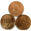 Image 1 : Canada Large Cent 1909, 1914, 1920 Unc