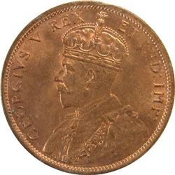 Canada Large Cent 1911 ICCS MS-65 Red