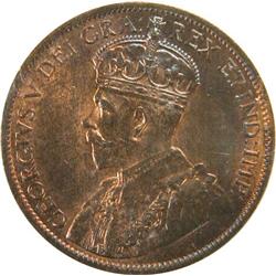 Canada Large Cent 1913 ICCS MS-63 RB