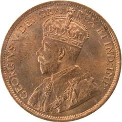 Canada Large Cent 1914 ICCS MS-65 Red