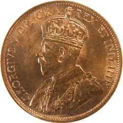 Canada Large Cent 1914 ICCS MS-64 Red