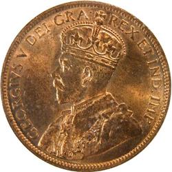 Canada Large Cent 1914 ICCS MS-64 Red