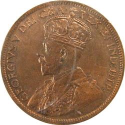 Canada Large Cent 1914 ICCS MS-64 Red