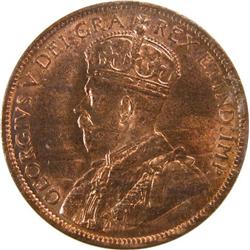 Canada Large Cent 1915 ICCS MS-64 Red