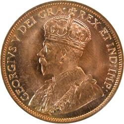 Canada Large Cent 1916 ICCS MS-65 Red