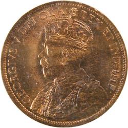 Canada Large Cent 1916 ICCS MS-65 Red
