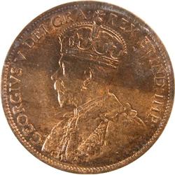 Canada Large Cent 1916 ICCS MS-64 Red