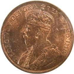 Canada Large Cent 1919 ICCS MS-65 Red