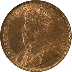 Canada Large Cent 1919 ANACS MS-64 RB