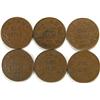 Image 2 : Canada Cent 1922-1931 6 pieces VF or up