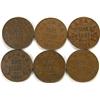 Image 2 : Canada Cent 1922-1931 6 pieces VF or up