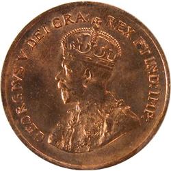 Canada Cent 1932 ICCS MS-64 Red