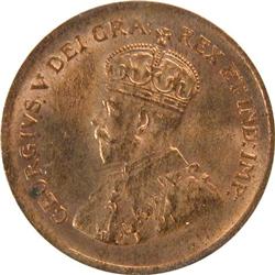 Canada Cent 1933 ICCS MS-64 Red