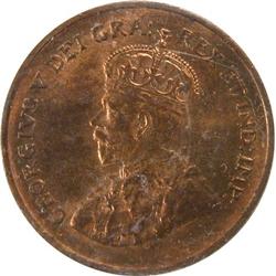 Canada Cent 1933 ICCS MS-64 Red