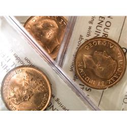 Canada Cent 1936 38 39 40 46 47 ICCS-64