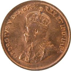 Canada Cent 1936 & 1943 ICCS MS-63 Red