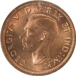 Canada Cent 1937 ICCS MS-65 Red