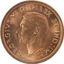Canada Cent 1937 ICCS MS-65 Red