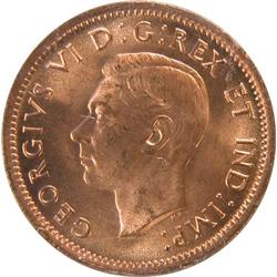 Canada Cent 1937 ICCS MS-65 Red