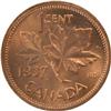 Image 2 : Canada Cent 1937 ICCS MS-65 Red