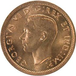 Canada Cent 1939 ICCS MS-66 Red