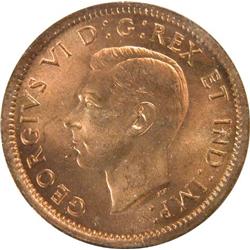 Canada Cent 1939 & 1940 ICCS MS-65 Red