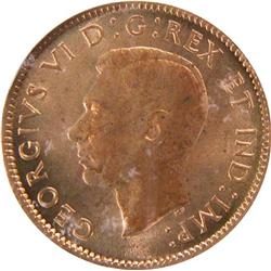 Canada Cent 1939 and 1940 ICG MS-66 Red