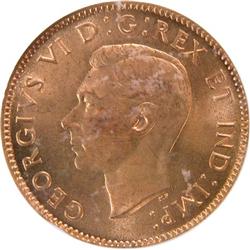 Canada Cent 1939 and 1940 ICG MS-66 Red