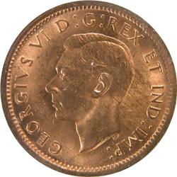 Canada Cent 1939 & 1959, ICCS MS-65 Red