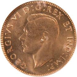 Canada Cent 1941 ICG MS-65 Red