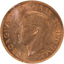 Canada Cent 1941 ICG MS-65 Red