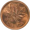 Image 2 : Canada Cent 1941 ICCS MS-64 Red