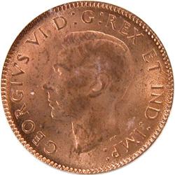 Canada Cent 1942 ICG MS-64 Red