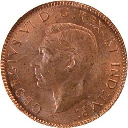 Canada Cent 1942 ICG MS-64 Red