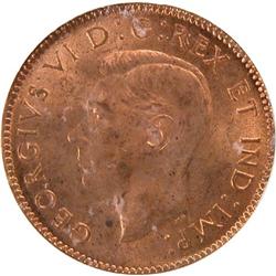 Canada Cent 1942 4 pieces ICG MS-64 Red